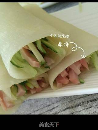 柔软的春饼的做法步骤:15