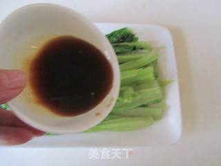蚝油油麦菜的做法步骤:5