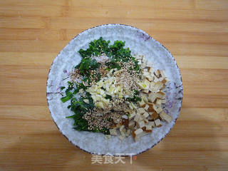 芹菜叶拌香干的做法步骤:6