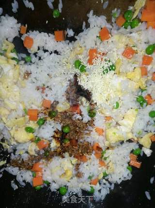 酱油蛋炒饭的做法步骤:7