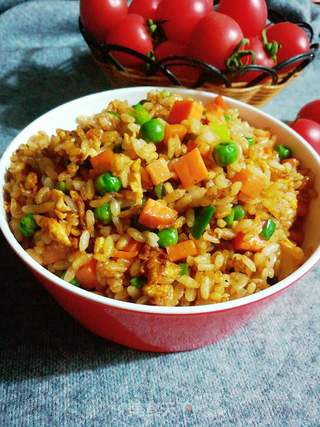 酱油蛋炒饭的做法步骤:10