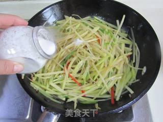 酸辣土豆丝的做法步骤:7