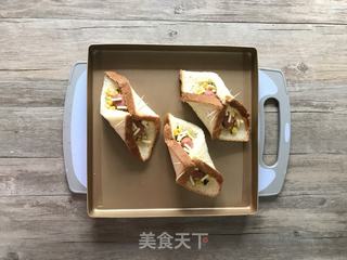 早餐三明治卷的做法步骤:12