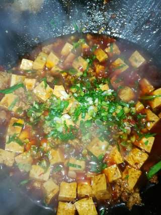 麻婆豆腐的做法步骤:7