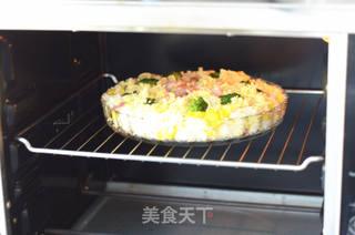 西兰花鲜虾焗饭的做法步骤:9