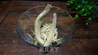 手撕凉拌杏鲍菇的做法步骤:6