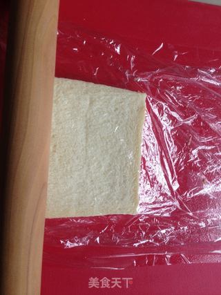 花生酱培根卷三明治的做法步骤:3