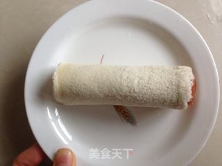 花生酱培根卷三明治的做法步骤:6