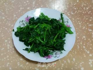 菠菜猪肝粥的做法步骤:6