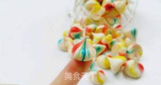 多彩蛋白糖的做法步骤:17
