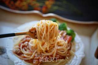 番茄肉酱意大利面的做法步骤:11