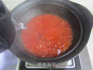 蟹味菇豆腐番茄汤的做法步骤:4