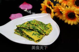 韭菜煎蛋的做法步骤:8