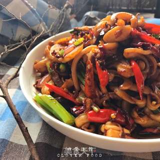 火爆鱿鱼的做法步骤:15
