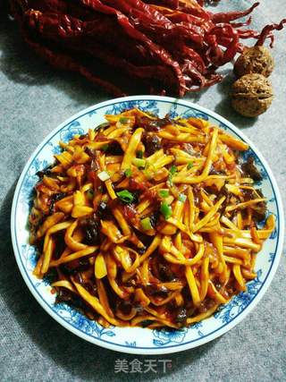 鱼香杏鲍菇的做法步骤:10