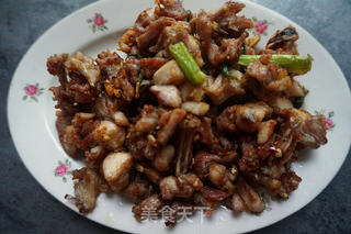 酸菜碎米兔的做法步骤:4