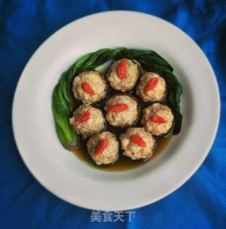 香菇酿肉的做法步骤:6