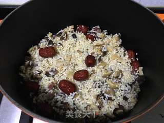 荷叶糯米鸡的做法步骤:6