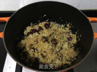 荷叶糯米鸡的做法步骤:7