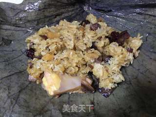 荷叶糯米鸡的做法步骤:9