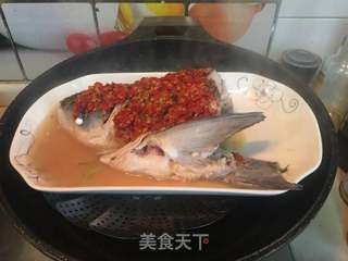 剁椒鱼头的做法步骤:6