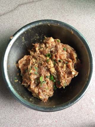 肉酿虎皮青椒的做法步骤:5