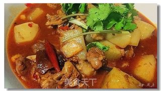萝卜烧羊肉的做法步骤:11
