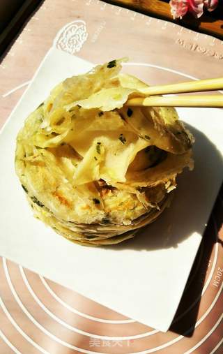 葱油饼的做法步骤:16