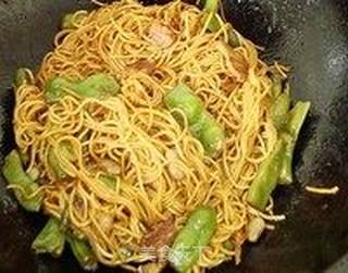 扁豆焖面的做法步骤:4