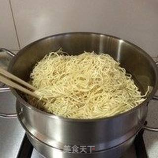 扁豆焖面的做法步骤:2