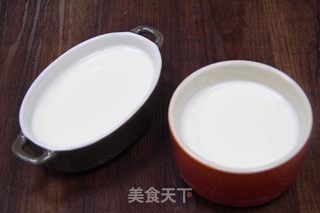 红豆双皮奶的做法步骤:2