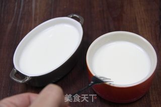 红豆双皮奶的做法步骤:3