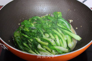 腐乳炒菜心的做法步骤:5
