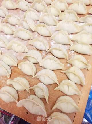 荠菜猪肉水饺的做法步骤:5