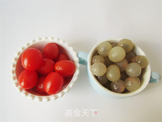 茄汁排骨龙眼肉的做法步骤:2