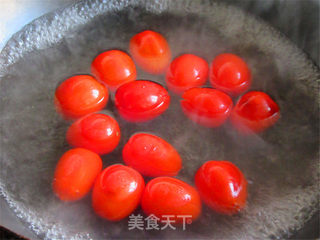 茄汁排骨龙眼肉的做法步骤:3
