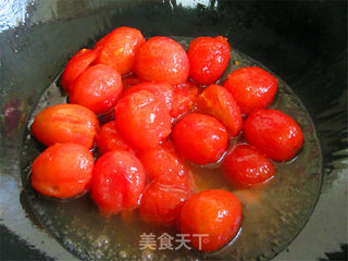 茄汁排骨龙眼肉的做法步骤:8