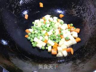 杏鲍菇豌豆小炒的做法步骤:7
