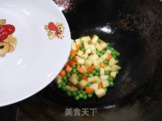 杏鲍菇豌豆小炒的做法步骤:8