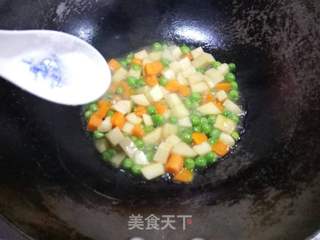 杏鲍菇豌豆小炒的做法步骤:9