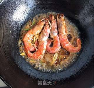 油焖阿根廷红虾的做法步骤:5