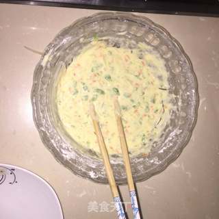 色彩煎饼的做法步骤:4