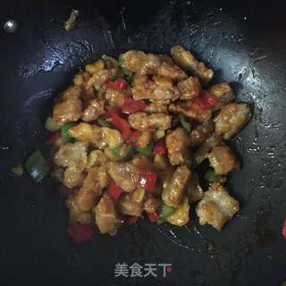 菠萝咕噜肉的做法步骤：14