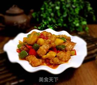 菠萝咕噜肉的做法步骤:15