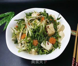 #春食野菜香#苦菊奶芙沙拉的做法步骤:10