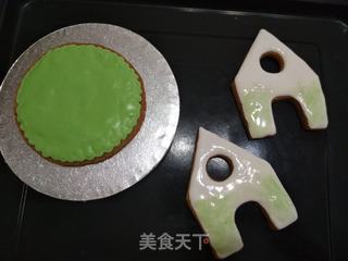 春暖花开糖霜饼干屋的做法步骤:12