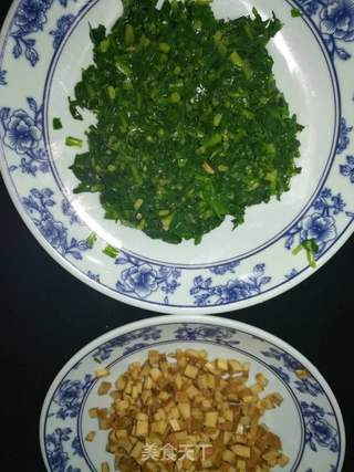 #春食野菜香#马兰头拌香豆干的做法步骤:3