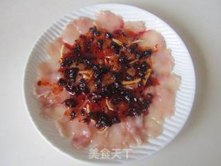 豆豉蒸财鱼片的做法步骤：5