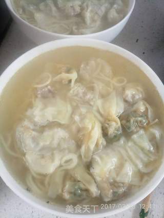 馄饨清汤面的做法步骤:13