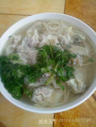 馄饨清汤面的做法步骤:16